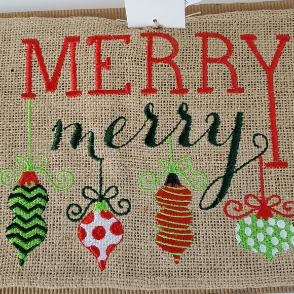 Mud Pie Holiday Pillow Wrap 15" x 15" - Picture 5 of 11